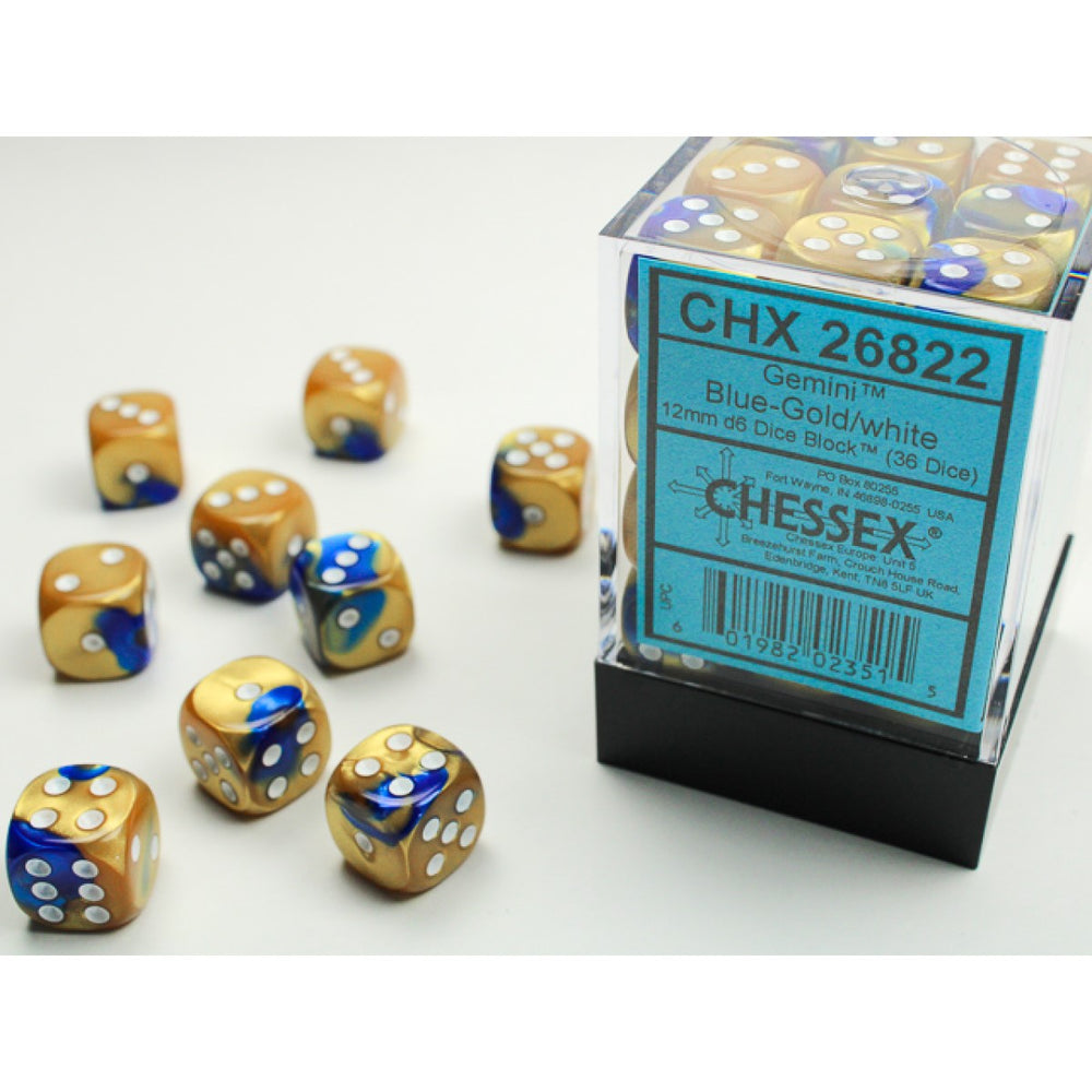 Chessex D6 Dice Set - 12mm (36 Dice)