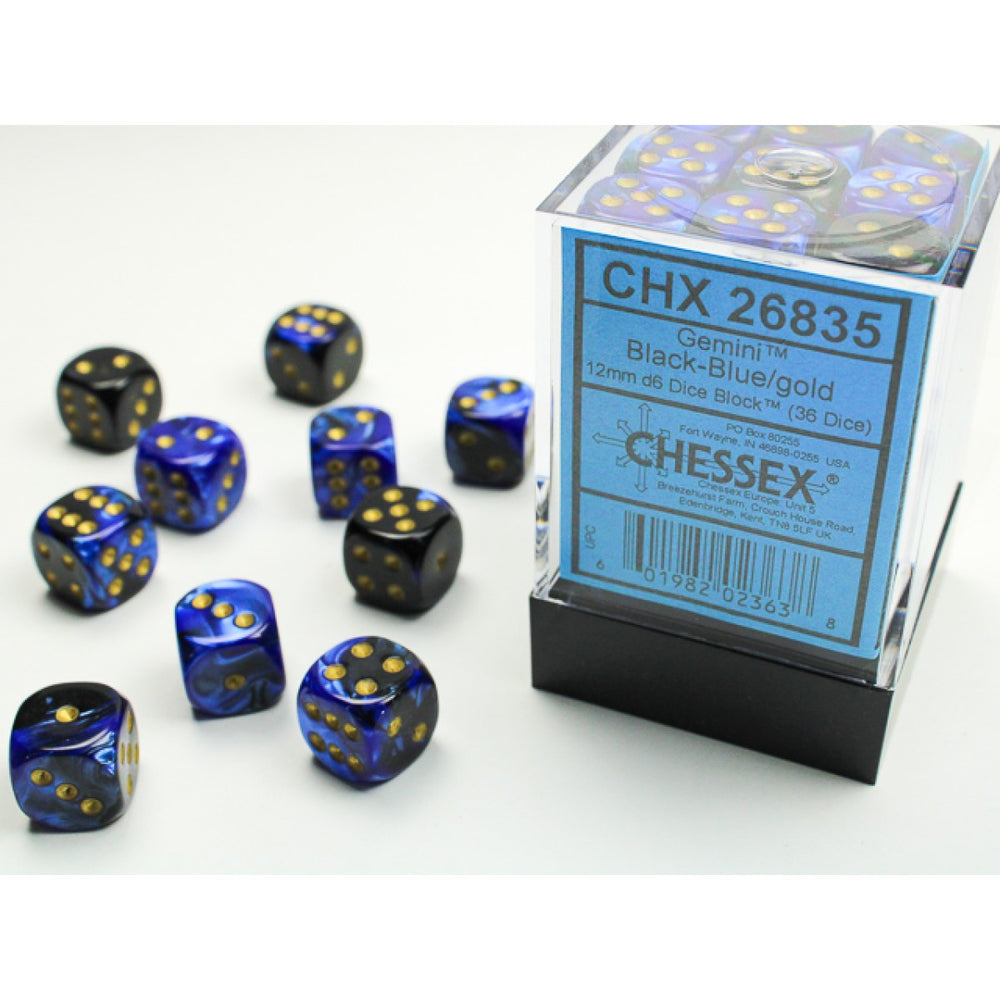 Chessex D6 Dice Set - 12mm (36 Dice)