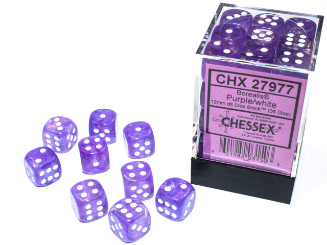 Chessex D6 Dice Set - 12mm (36 Dice)