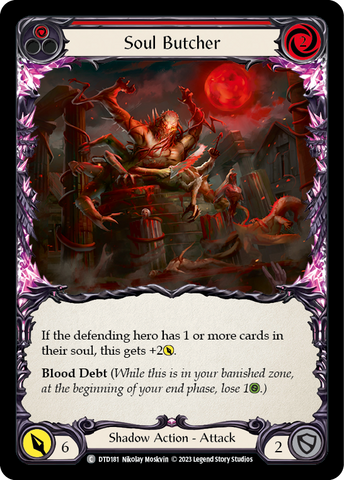 Soul Butcher (Red) [DTD181] (Dusk Till Dawn)  Rainbow Foil