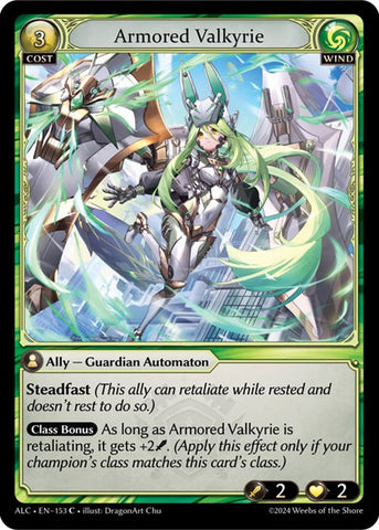 Armored Valkyrie (153) [Alchemical Revolution]