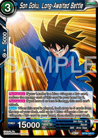 Son Goku, Long-Awaited Battle (BT26-040) [Ultimate Advent]