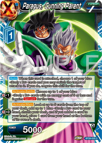 Paragus, Cunning Parent (BT26-035) [Ultimate Advent]