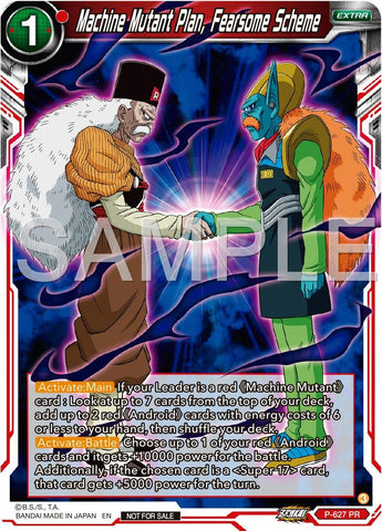 Machine Mutant Plan, Fearsome Scheme (Zenkai Series Tournament Pack Vol.9) (P-627) [Promotion Cards]