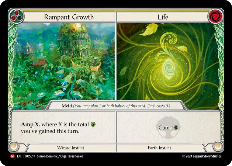 Rampant Growth // Life [LGS341] (Promo)  Cold Foil