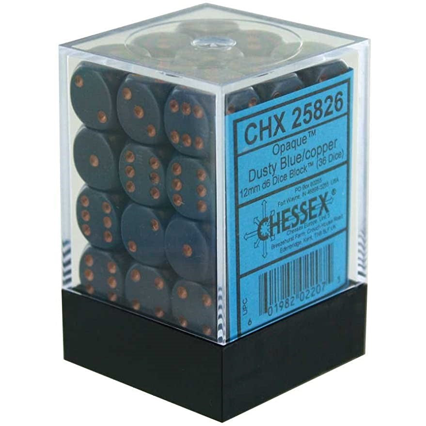 Chessex D6 Dice Set - 12mm (36 Dice)