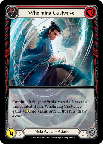 Whelming Gustwave (Red) [LGS007-P] (Promo)  1st Edition Normal