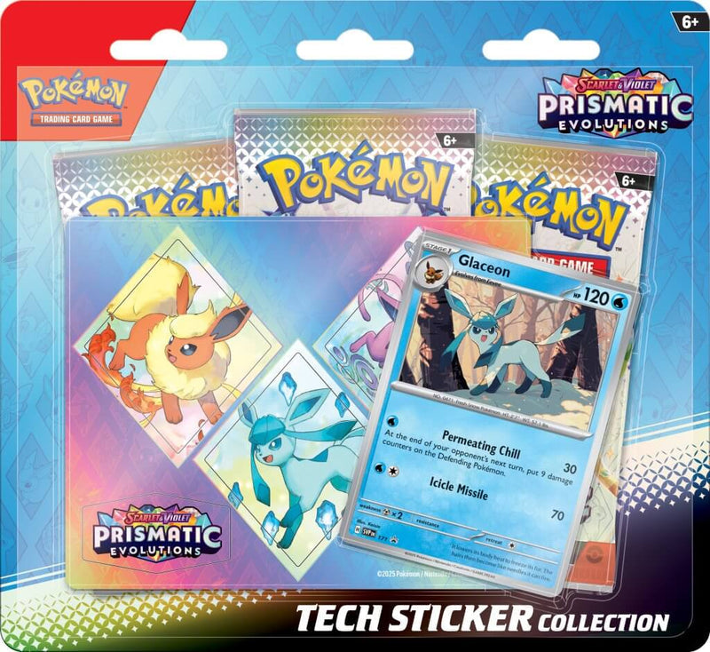 *PRE-ORDER* PKM Tech Sticker Collection - Prismatic Evolutions