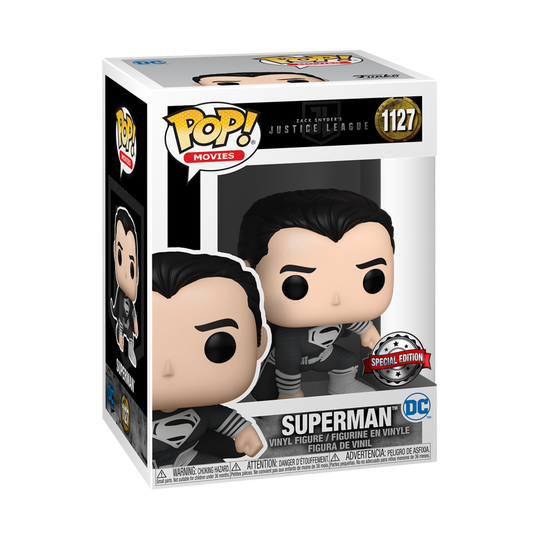 DC - Superman (Black Suit) Pop! 1127