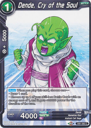 Dende, Cry of the Soul (DB1-083) [Dragon Brawl]