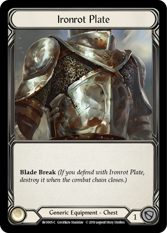 Ironrot Plate [BVO005-C] (Bravo Hero Deck)  1st Edition Normal