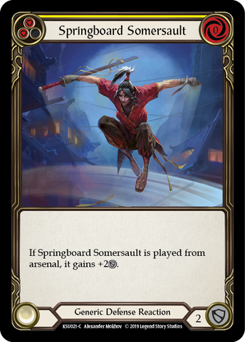 Springboard Somersault [KSU021-C] (Katsu Hero Deck)  1st Edition Normal