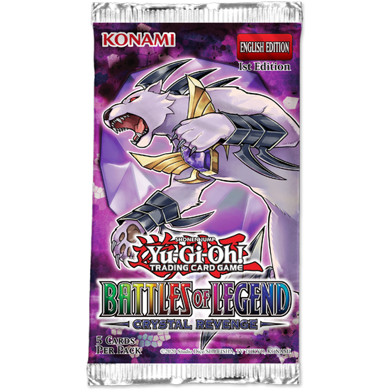 YGO Booster Pack - Battles of Legend: Crystal Revenge (1st Edition)