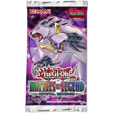 YGO Booster Pack - Battles of Legend: Crystal Revenge (1st Edition)