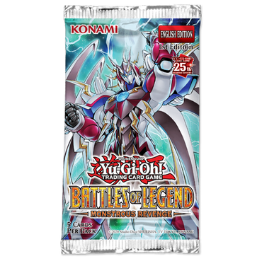 YGO Booster Pack - Battles of Legend: Monstrous Revenge (1st Edition)