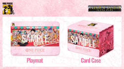 One Piece TCG Playmat and Card Case Set (25th Edition)